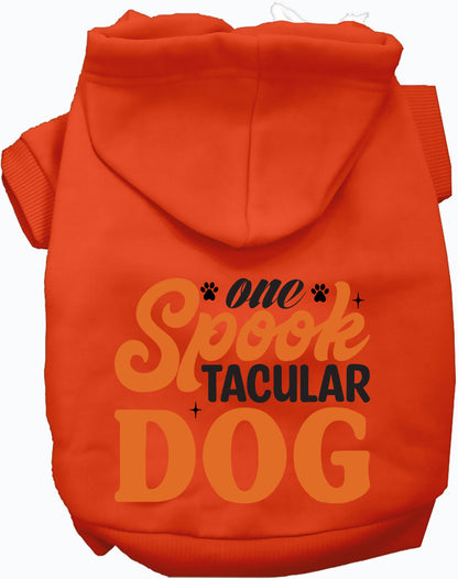 Orange Spooktacular Dog Pet Hoodie