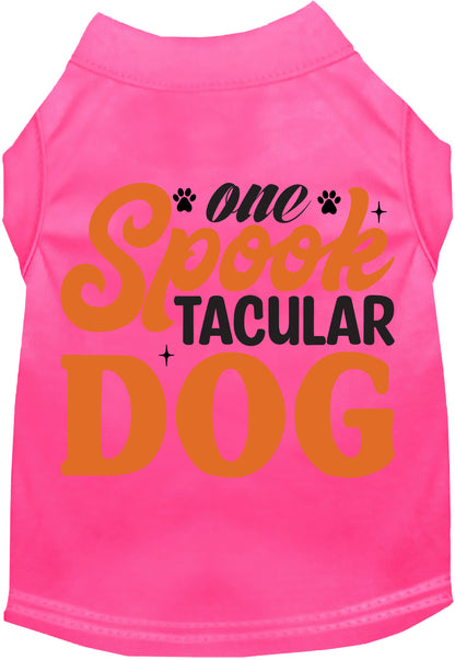 Pink Spooktacular Dog Pet Shirt for Halloween