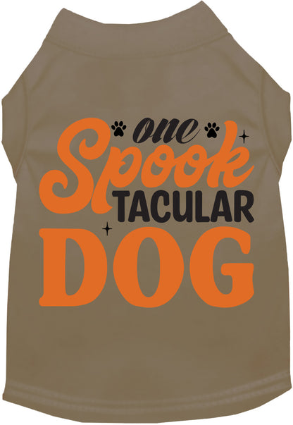 Brown Spooktacular Dog Pet Shirt for Halloween