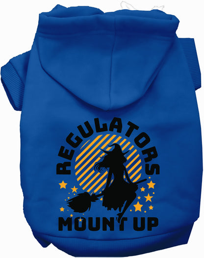 Blue Regulators Mount Up pet hoodie