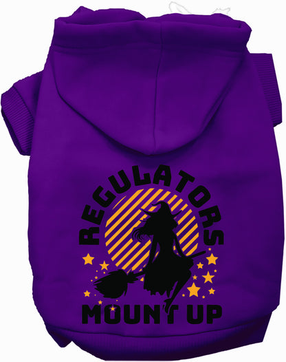 Purple Regulators Mount Up pet hoodie