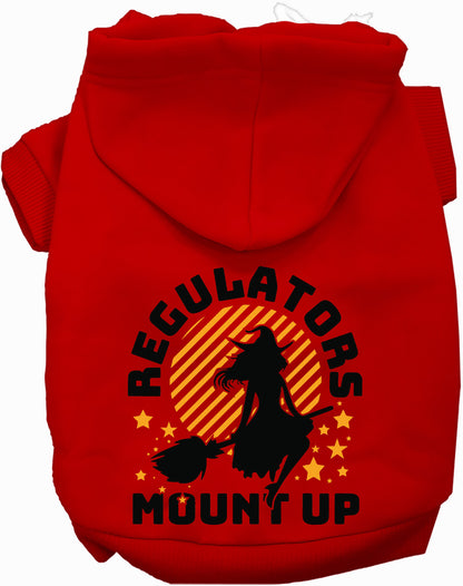 Red Regulators Mount Up pet hoodie