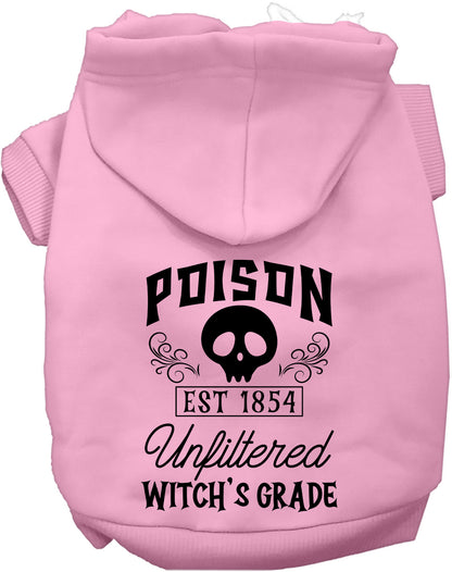 Light pink poison bottle costume pet hoodie