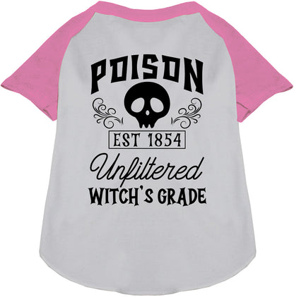 Light Pink Poison Bottle Costume Pet Raglan Shirt