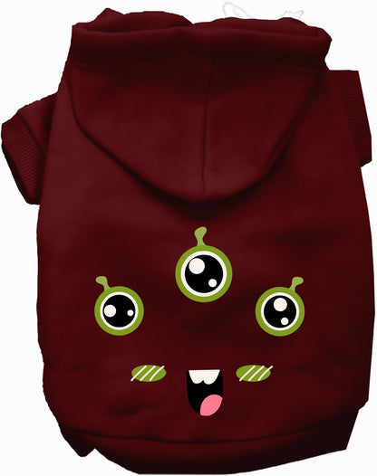 Burgundy Trifanie Monster Costume Pet Hoodie