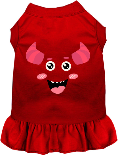 Red Mischiefmauve Monster Costume Pet Dress