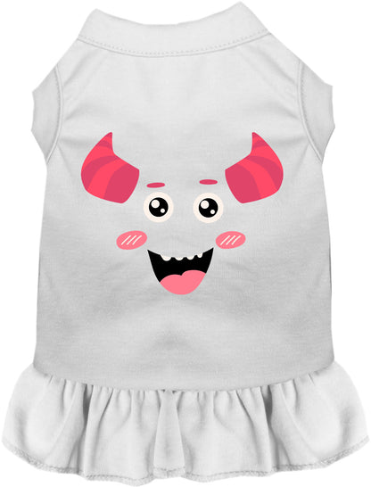 White Mischiefmauve Monster Costume Pet Dress