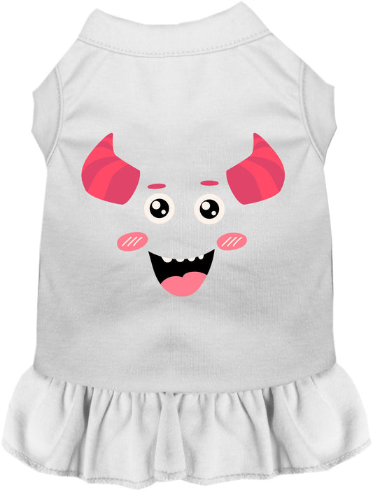 White Mischiefmauve Monster Costume Pet Dress