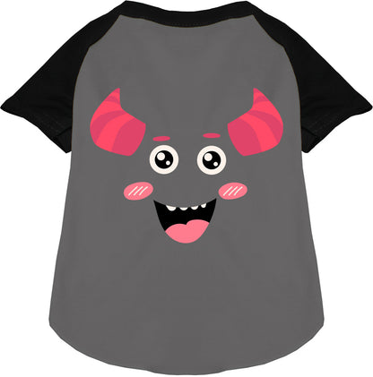 Mischiefmauve Monster Costume Pet Raglan Shirt black sleeves