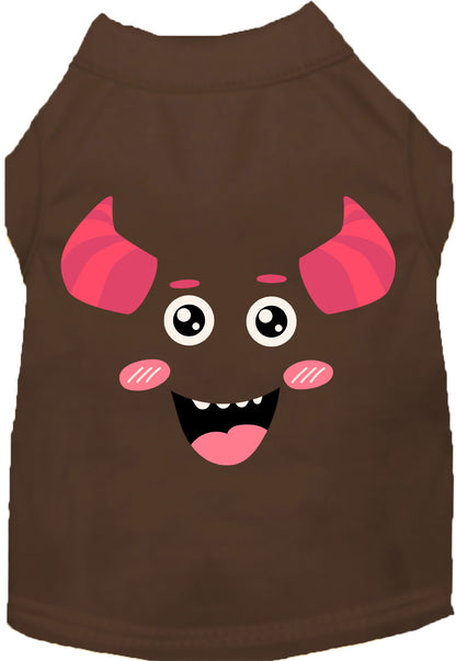 Brown Mischiefmauve Monster Costume Pet Shirt