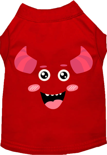 Red Mischiefmauve Monster Costume Pet Shirt