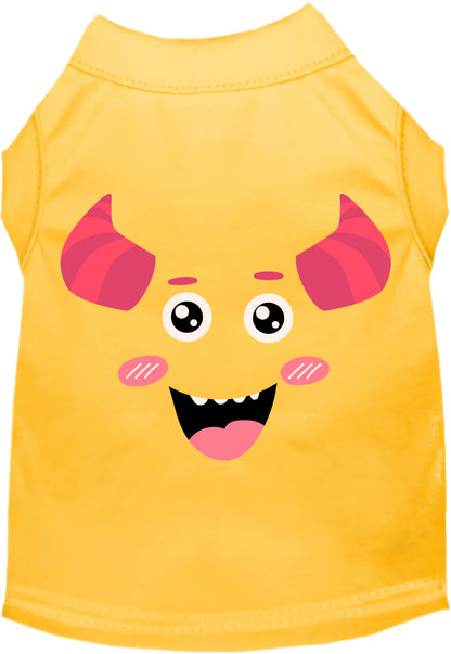 Yellow Mischiefmauve Monster Costume Pet Shirt