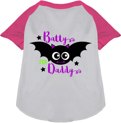 Batty for Daddy Pet Raglan Shirt