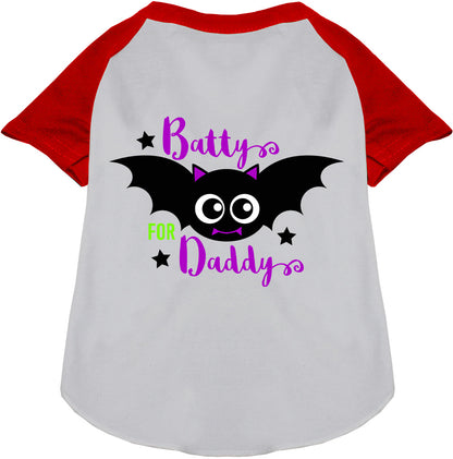 Batty for Daddy Pet Raglan Shirt