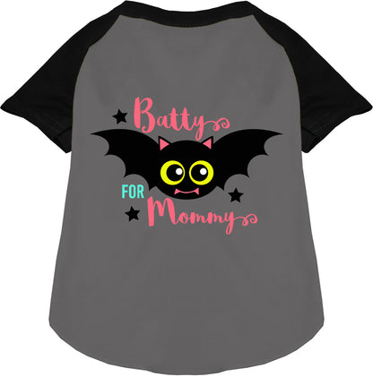 Batty for Mommy Pet Raglan Shirt