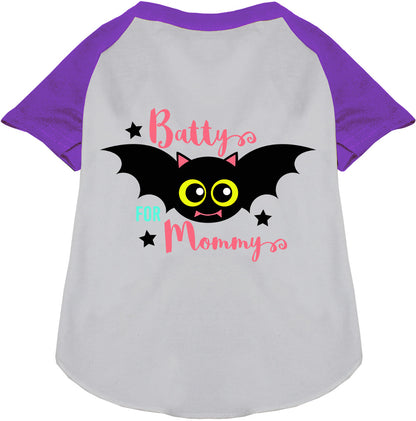 Batty for Mommy Pet Raglan Shirt