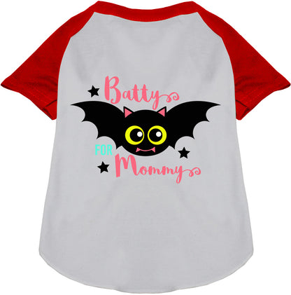 Batty for Mommy Pet Raglan Shirt