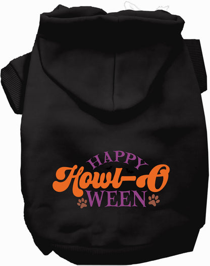 Black Happy Howl-Oween Pet Hoodie