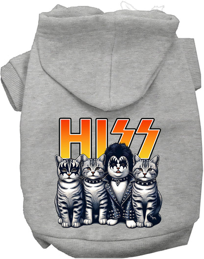 Gray Hiss Kitties Pet Hoodie with cat design