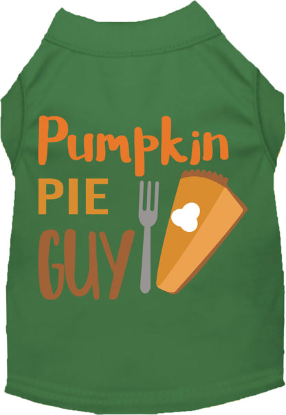 Green Pumpkin Pie Guy pet shirt