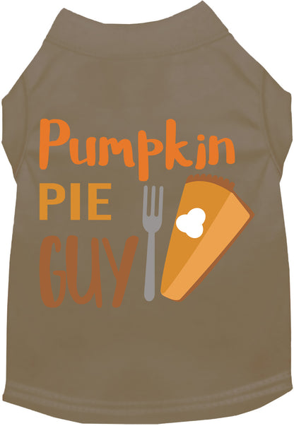 Olive Pumpkin Pie Guy pet shirt