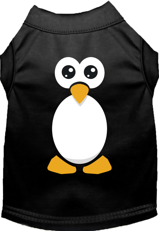 Black penguin costume pet shirt