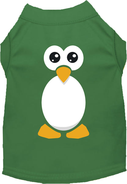 Green penguin costume pet shirt