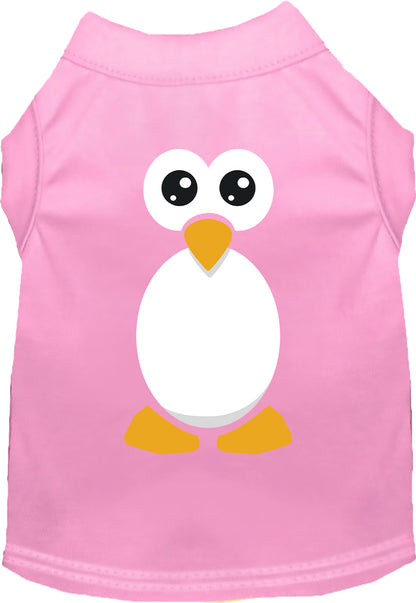 Light pink penguin costume pet shirt