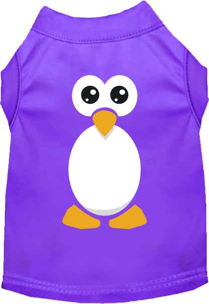 Purple penguin costume pet shirt