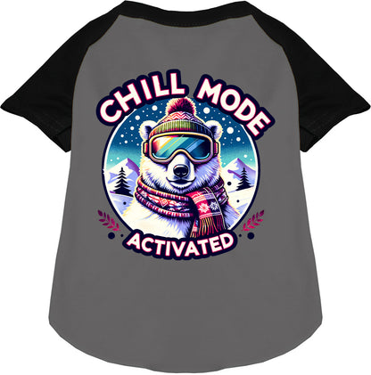 Chill Mode Activated Pet Raglan Shirt