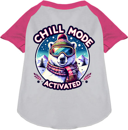 Chill Mode Activated Pet Raglan Shirt