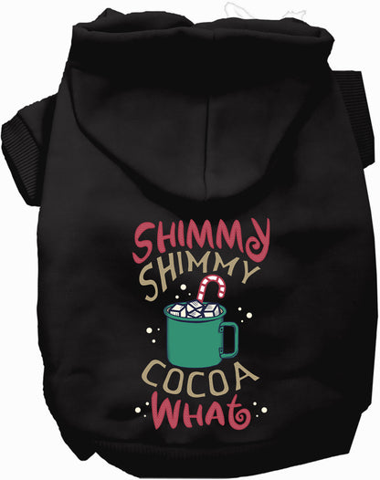 Black Shimmy Shimmy Cocoa What Pet Hoodie