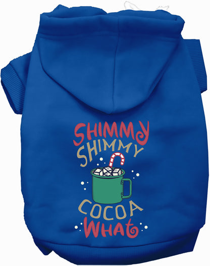 Blue Shimmy Shimmy Cocoa What Pet Hoodie