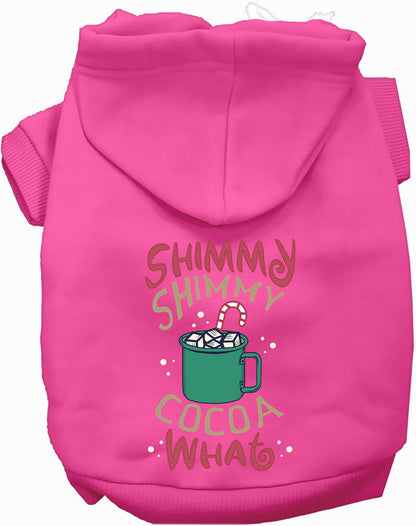 Pink Shimmy Shimmy Cocoa What Pet Hoodie