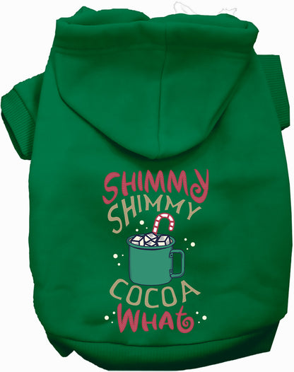 Green Shimmy Shimmy Cocoa What Pet Hoodie