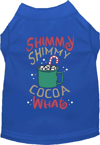 Blue Shimmy Shimmy Cocoa What pet shirt