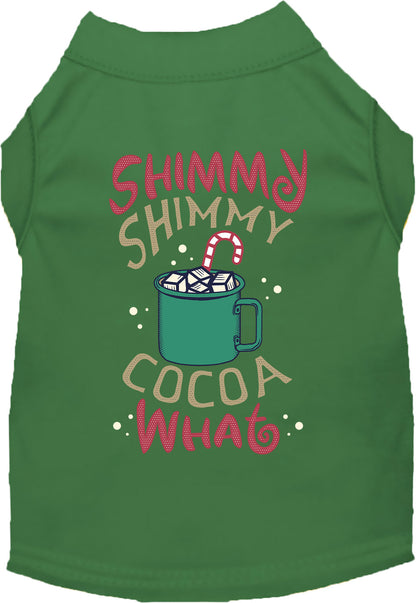 Green Shimmy Shimmy Cocoa What pet shirt