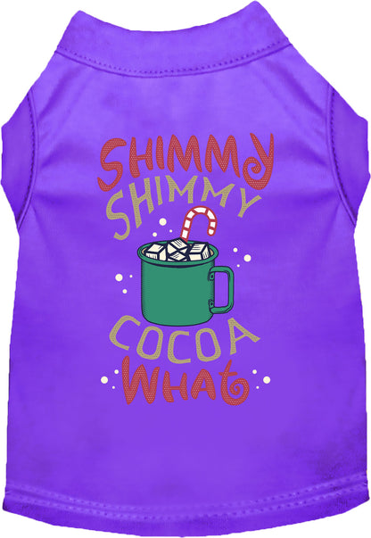 Purple Shimmy Shimmy Cocoa What pet shirt