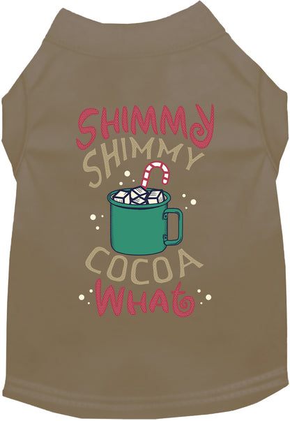 Tan Shimmy Shimmy Cocoa What pet shirt