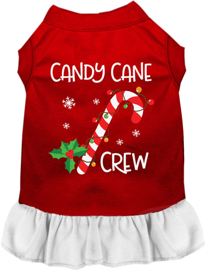 Candy Cane Crew Pet Dress