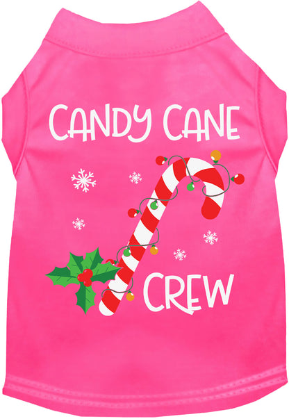 Candy Cane Crew Pet Shirt