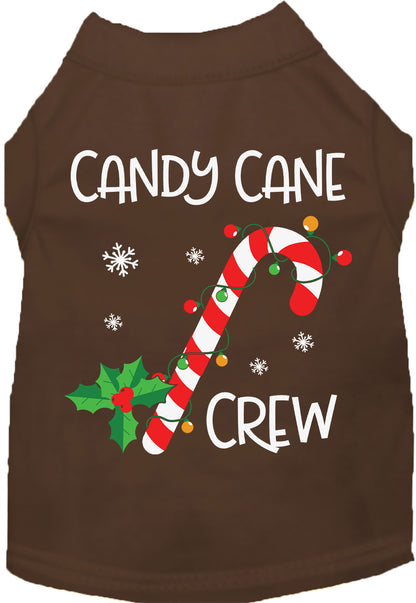 Candy Cane Crew Pet Shirt