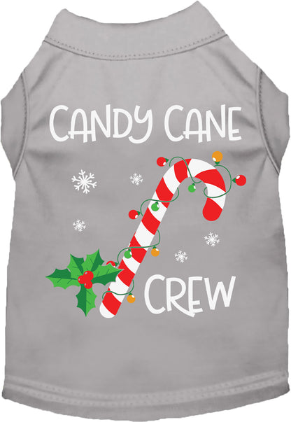 Candy Cane Crew Pet Shirt