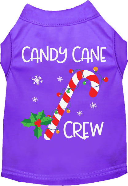 Candy Cane Crew Pet Shirt