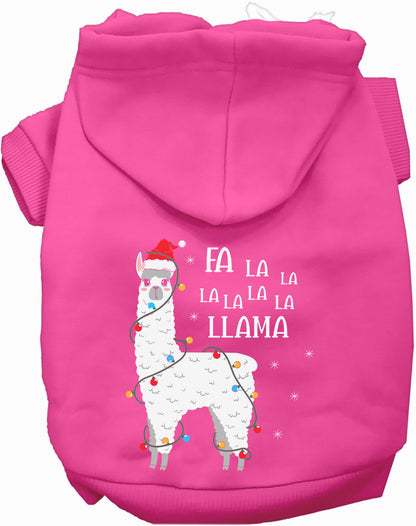 Falalala Llama Pet Hoodie