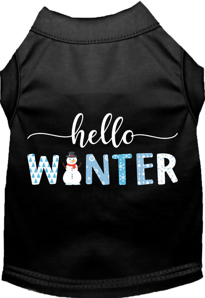 Hello Winter Pet Shirt