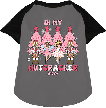 Black Nutcracker Era Pet Raglan Shirt