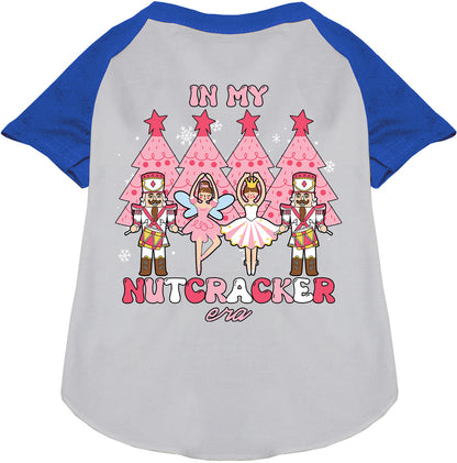 Blue Nutcracker Era Pet Raglan Shirt