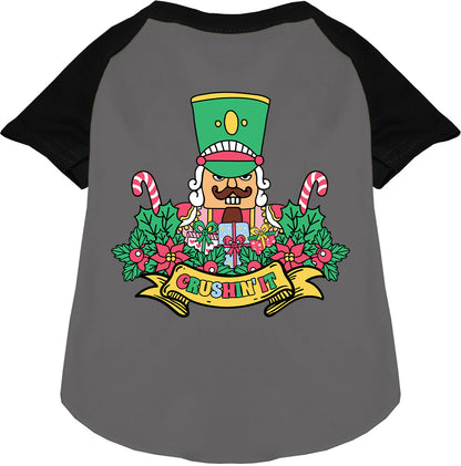 Crushin' It Nutcracker Style Pet Raglan Shirt