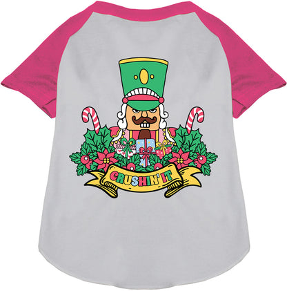 Crushin' It Nutcracker Style Pet Raglan Shirt